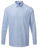 Premier Workwear Mens Maxton Check Long Sleeve Shirt - PR252M - thumbnail 3