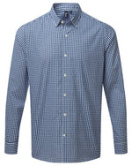 Premier Workwear Mens Maxton Check Long Sleeve Shirt - PR252M - thumbnail 4