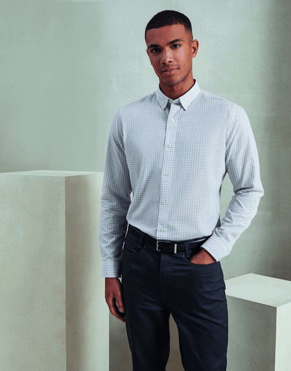 Premier Workwear Mens Maxton Check Long Sleeve Shirt - PR252M