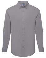 Premier Workwear Oxford Mens Long Sleeve Shirt - PR284M - thumbnail 5