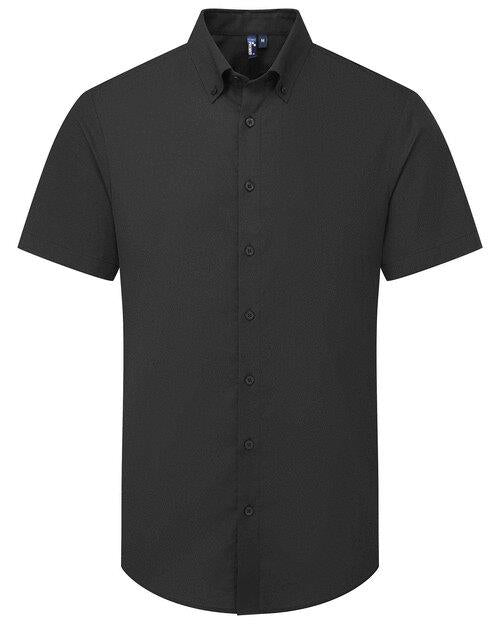 Premier Workwear Oxford Mens Short Sleeve Shirt - PR286M