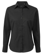 Premier Workwear Ladies Long Sleeve Poplin Blouse - PR300M
