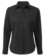 Premier Workwear Ladies Long Sleeve Poplin Blouse - PR300M - thumbnail 2