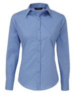 Premier Workwear Ladies Long Sleeve Poplin Blouse - PR300M - thumbnail 9