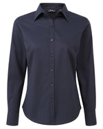 Premier Workwear Ladies Long Sleeve Poplin Blouse - PR300M - thumbnail 10