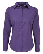 Premier Workwear Ladies Long Sleeve Poplin Blouse - PR300M
