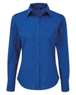 Premier Workwear Ladies Long Sleeve Poplin Blouse - PR300M