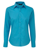 Premier Workwear Ladies Long Sleeve Poplin Blouse - PR300M