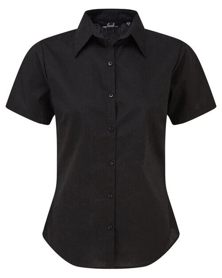 Premier Ladies Short Sleeve Poplin Blouse - PR302