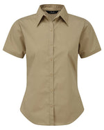 Premier Workwear Ladies Short Sleeve Poplin Blouse - PR302M - thumbnail 7