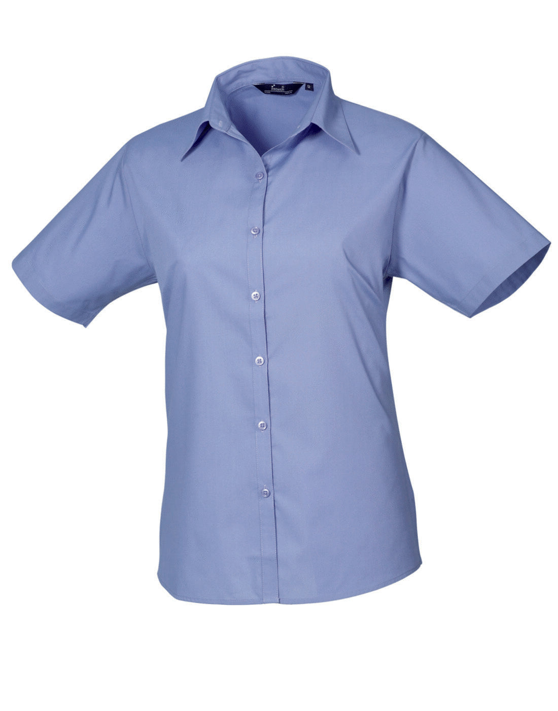 Premier Ladies Short Sleeve Poplin Blouse - PR302 - [CLEARANCE]