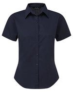 Premier Workwear Ladies Short Sleeve Poplin Blouse - PR302M - thumbnail 10