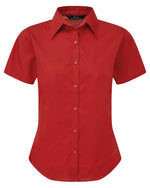 Premier Workwear Ladies Short Sleeve Poplin Blouse - PR302M - thumbnail 13