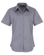Premier Workwear Ladies Short Sleeve Poplin Blouse - PR302M - thumbnail 16