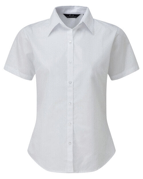 Premier Workwear Ladies Short Sleeve Poplin Blouse - PR302M