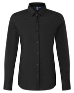 Premier Workwear Long Sleeve Poplin Shirt - PR303F - thumbnail 2