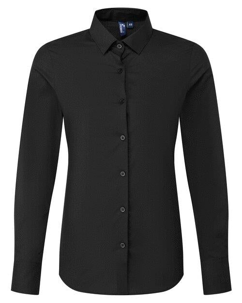 Premier Workwear Long Sleeve Poplin Shirt - PR303F