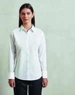 Premier Workwear Ladies Poplin Supreme Long Sleeve Shirt - PR307M - thumbnail 1