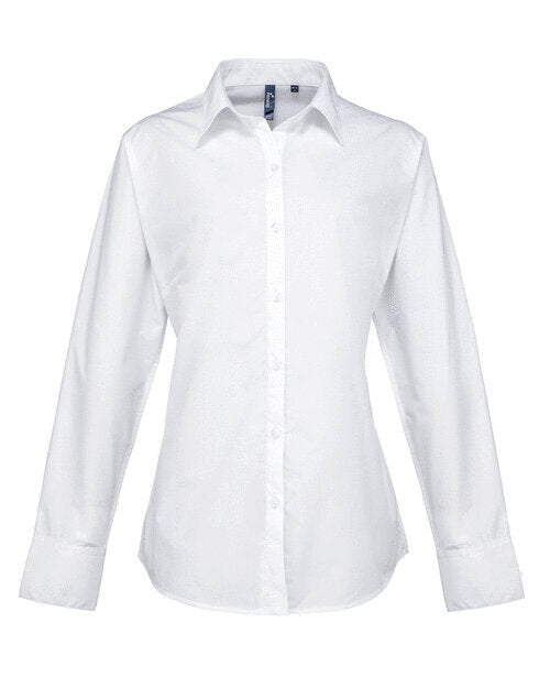Premier Workwear Ladies Poplin Supreme Long Sleeve Shirt - PR307M