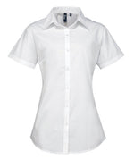 Premier Workwear Ladies Poplin Supreme Short Sleeve Shirt - PR309M - thumbnail 3