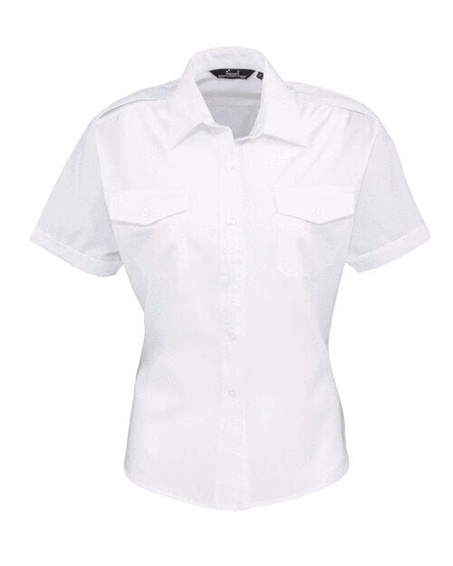 Premier Workwear Ladies Short Sleeve Security  Shirt - PR312M