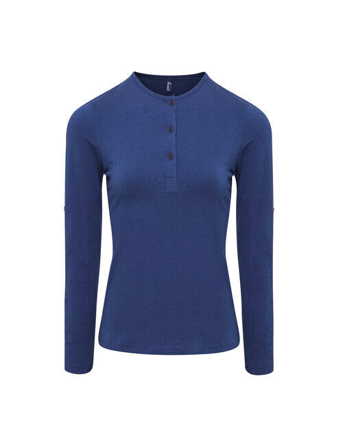 Premier Workwear Ladies Long John Roll Sleeve Tee - PR318M