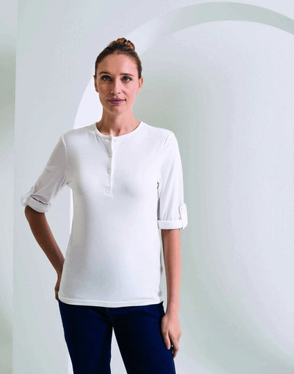 Premier Workwear Ladies Long John Roll Sleeve Tee - PR318M