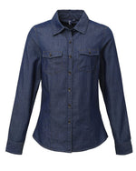 Premier Workwear Ladies Jean Stitch Denim Shirt - PR322M - thumbnail 3