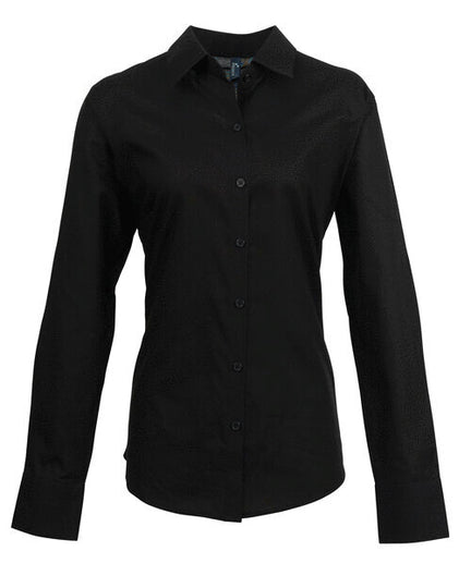Premier Women's Long Sleeve Signature Oxford Blouse