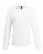 Premier Workwear Ladies Long Sleeve Signature Oxford Blouse - PR334M - thumbnail 4