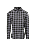 Premier Workwear Ladies Mulligan Check Long Sleeve Cotton Shirt - PR350M