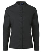 Premier Workwear Ladies Banded Collar Grandad Shirt - PR358M