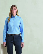 Premier Workwear Oxford Long Sleeve Shirt - PR384F - thumbnail 1