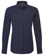 Premier Workwear Oxford Long Sleeve Shirt - PR384F - thumbnail 3