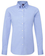Premier Workwear Oxford Long Sleeve Shirt - PR384F - thumbnail 4