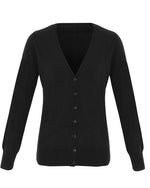 Premier Workwear Ladies Essential Acrylic Cardigan - PR402M - thumbnail 2
