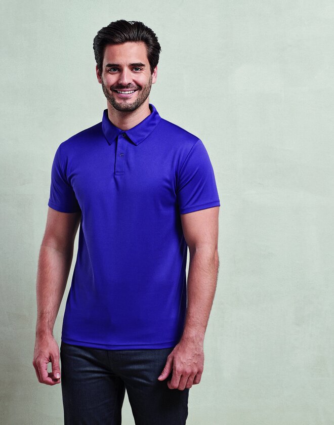 Premier Coolchecker Studded Polo Shirt
