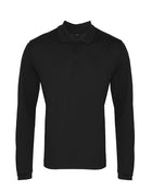 Premier Workwear Mens Long Sleeve Coolchecker Pique Polo Shirt - PR617M