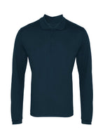 Premier Workwear Mens Long Sleeve Coolchecker Pique Polo Shirt - PR617M - thumbnail 3