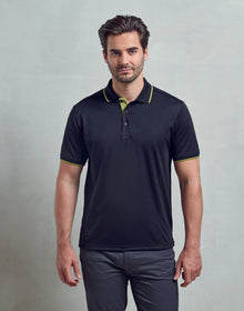 Premier Men's Contrast Tipped Coolchecker® Polo Shirt