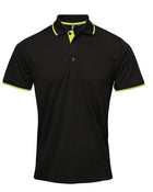 Premier Workwear Mens Contrast Tipped Coolchecker Polo Shirt - PR618M