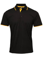 Premier Men's Contrast Tipped Coolchecker Polo Shirt - [CLEARANCE]