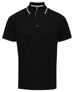 Premier Workwear Mens Contrast Tipped Coolchecker Polo Shirt - PR618M - thumbnail 7