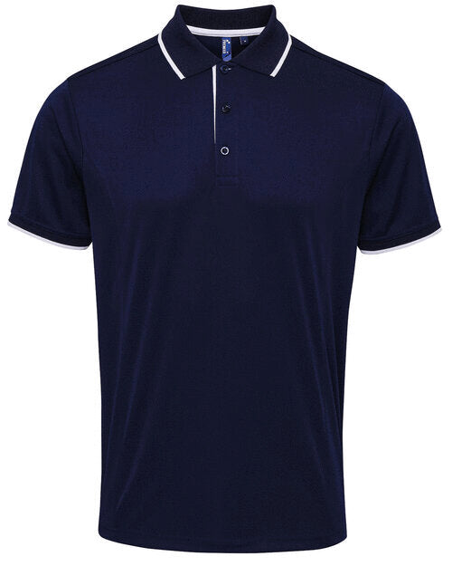 Premier Workwear Mens Contrast Tipped Coolchecker Polo Shirt - PR618M