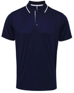 Premier Workwear Mens Contrast Tipped Coolchecker Polo Shirt - PR618M