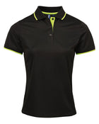 Premier Workwear Ladies Contrast Tipped Coolchecker Polo Shirt - PR619M