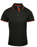 Premier Workwear Ladies Contrast Tipped Coolchecker Polo Shirt - PR619M