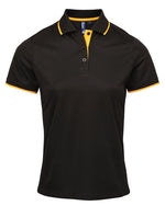 Premier Workwear Ladies Contrast Tipped Coolchecker Polo Shirt - PR619M