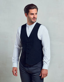 Premier Men's Lined Polyester Waistcoat