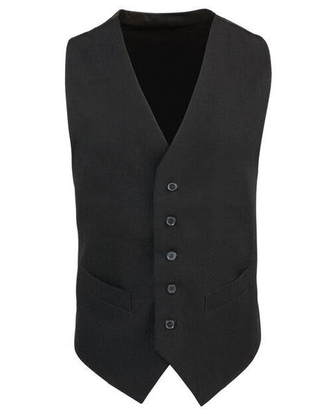 Premier Men's Lined Polyester Waistcoat